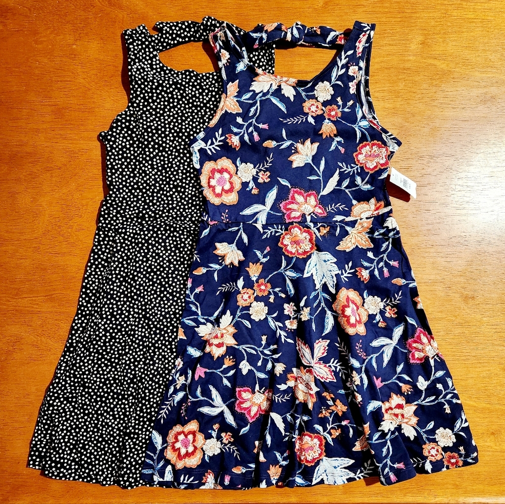 NWT Old Navy Dresses and Leggings Bundle: Size Small (6-7)
